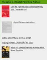 Thoughts on Digital Parenting