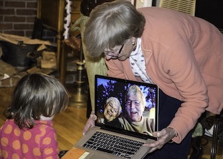 Remote Video Grandchildren Skype Grandparents